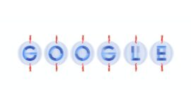 Google Doodle peringatan World Quantum Day (foto: Google)