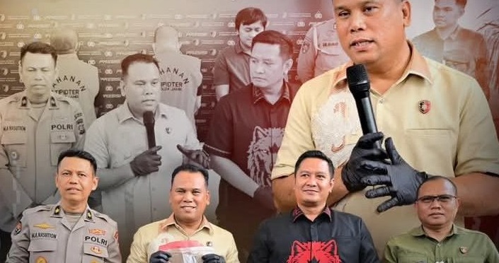 Polda Jambi Gagalkan Penyelundupan Emas Ilegal 1,2 Kg.