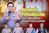 Kapolda Jambi Tegaskan Komitmen Berantas Premanisme Lewat Operasi Pekat II Siginjai 2025 (Dok. Humas Polda Jambi)
