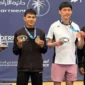 Muhammad Al Imran (kedua kiri), atlet para bulu tangkis Indonesia peraih medali emas 6th Fazza Dubai Para Badminton International 2025 (Foto: NPC Indonesia)