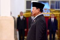 (Foto: Dokumentasi/Presiden RI Prabowo Subianto saat menghadiri sebuah acara kenegaraan/BPMI Setpres/Muchlis Jr)