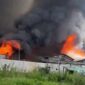 Rumah tinggal di Kapuk Penjaringan, Jakarta Utara, terbakar.(Dok: Istimewa)