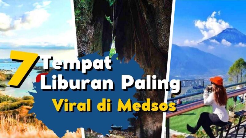 7 Tempat Liburan Paling Viral di Medsos, Nomor 3 Bikin Kaget! (Kolase: Britainaja.com)
