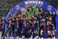 Momen selebrasi tim PSG saat juara Liga Champions (Foto: Media Officer UEFA)