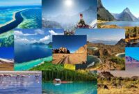 10 Destinasi Alam Terbaik di Dunia untuk Liburan Petualangan Tak Terlupakan. (Kolase: Britainaja.com)