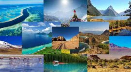 10 Destinasi Alam Terbaik di Dunia untuk Liburan Petualangan Tak Terlupakan. (Kolase: Britainaja.com)