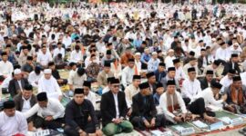 Pemkot Sungai Penuh Sholat idul Adha  Bersama Masyarakat  (Dok. Humas Pemkot Sungai Penuh)