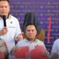 Wadir Reskrimsus Polda Jambi, AKBP Taufik Nurmandia saat Konferensi Pers.
