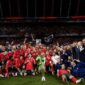 Momen skuad Portugal selebrasi usai juara Nations League (Foto: Media Officer FPF)