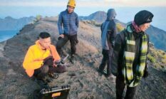 Wisatawan Asal Brasil Terjatuh di Rinjani, Tim SAR Gunakan Drone Thermal untuk Pencarian
