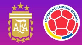 Argentina akan menghadapi Kolombia dalam kualifikasi Piala Dunia 2026 zona CONMEBOL. Pertandingan ini dimainkan di Estadio Monumental, Rabu (11/6/2025) pagi WIB (Foto: One Football)
