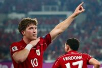 Ole Romeny merayakan gol saat Timnas Indonesia mengalahkan Tiongkok 1-0 pada laga Gruo C Kualifikasi Piala Dunia 2026 zona Asia di Stadion Utama Gelora Bung Karno, Jakarta, Kamis (5/6/2025) malam WIB. (Foto: PSSI)