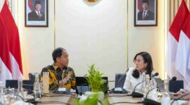Pertemuan Menteri Pariwisata Widiyanti Putri Wardhana dan Menteri Kehutanan Raja Juli Antoni  (Foto: dok Kemenhut)