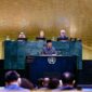 Presiden Republik Indonesia, Prabowo Subianto di Gedung Majelis Umum Perserikatan Bangsa-Bangsa (PBB), New York, Amerika Serikat (Foto: Sekretariat Presiden RI)