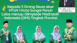 5 Siswa MTsN 1 Sungai Penuh Lolos ke Olimpiade Madrasah Tingkat Provinsi 2025