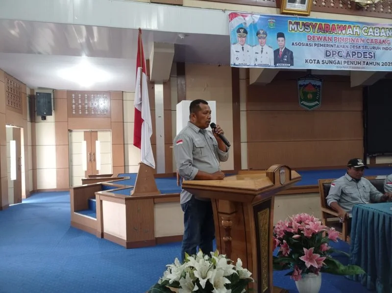 Amrizal Ketua APDESI Kota Sungai Penub Terpilih