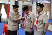 Walikota Alfin Dilantik Jadi Kamabicab Pramuka Sungai Penuh