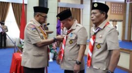 Walikota Alfin Dilantik Jadi Kamabicab Pramuka Sungai Penuh