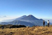 Healing Ala Anak Gunung: Camping Santai di Savana Gunung Sumbing. (Foto : tribunnews)