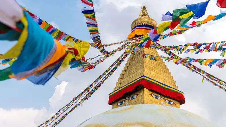 STUPA Bodnath, salah satu ikon Wisata di Nepal. (Foto: Chahaya Simanjuntak)