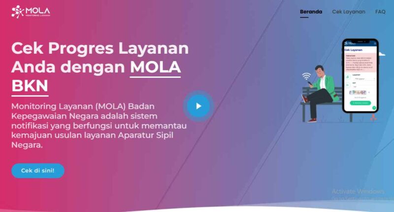 Cara Praktis Cek Status NIP PPPK 2025 Lewat MOLA BKN (Foto: Tangkapan layar halaman Mola)