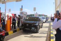 Peresmian tol pertama di Jambi, Tempino - Simpang Ness. (Foto: Dok. Diskominfo Jambi)