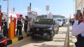 Peresmian tol pertama di Jambi, Tempino - Simpang Ness. (Foto: Dok. Diskominfo Jambi)