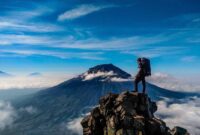 7 Gunung Aktif Tertinggi di Indonesia. (Foto: Pixabay)