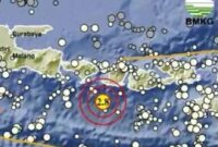 Gempa Magnitudo 2,8 Guncang Lombok Barat Pagi Ini (Foto: Akun X BMKG)
