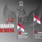 Pamflet imbauan pemerintah untuk mengibarkan bendera setengah tiang pada 30 September (Foti: Pemkab Buleleng)