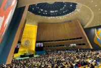 Sidang Umum PBB di New York, Amerika Serikat. (Foto: X - Antonio Guterres)