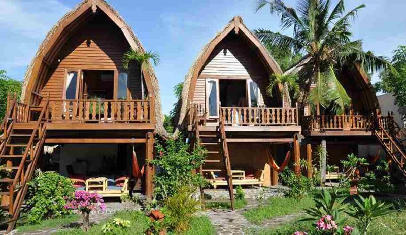 Lumbung Cottage murah di Gili Trawangan Lombok (Foto: pinterest)