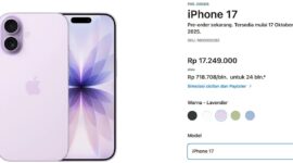 Tampilan laman resmi iBox Indonesia yang menjual iPhone 17 secara resmi di Indonesia (Foto: Tangkapan layar laman iBox.co.id)