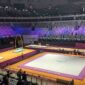 Penampakan Venur Kejuaraan Dunia Senam Artistik di Indonesia Arena. (Foto: RRI/Kharismarizki)