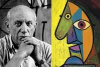 Pablo Picasso dan Hasil Karyanya (Foto: Pinterest)