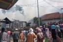Kebakaran Hebat di Kerinci, Tiga Rumah Hangus Terbakar