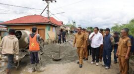 Wako Alfin Tinjau Progres Jalan Inpres Tanjung Mudo, Dorong Kualitas dan Ketahanan Pangan (Foto: Humas)