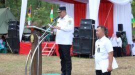 Walikota Alfin Pimpin Pembukaan TMMD ke-126 di Sungai Penuh (Foto: Humas)