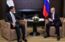 Presiden Suriah Bashar al-Assad bertemu dengan Presiden Rusia Vladimir Putin di kota Sochi, Senin (20/11/2017). (Foto: Mikhail KLIMENTYEV / SPUTNIK / AFP)