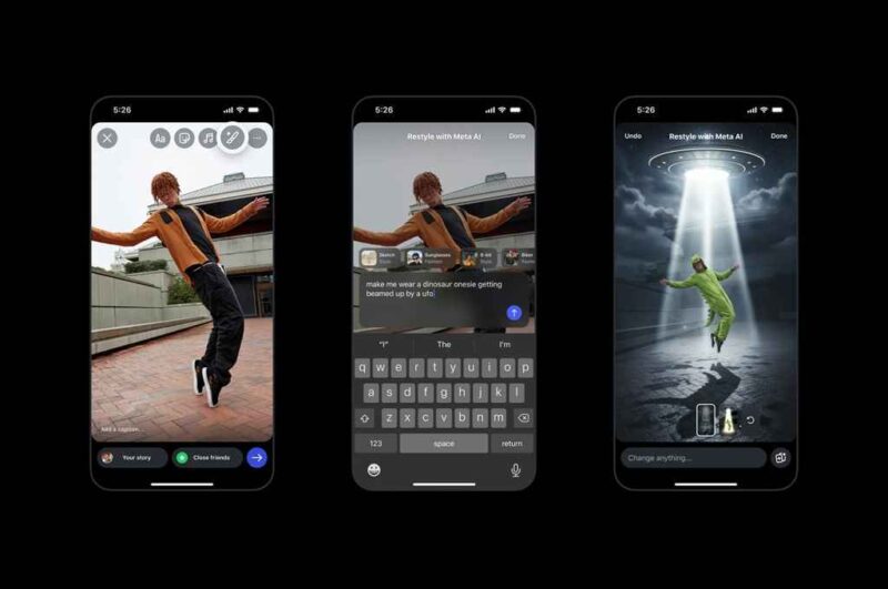 Meta AI Bawa Revolusi Baru di Instagram Stories, Kini Bisa Edit Otomatis Lewat Teks
