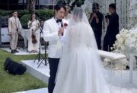 Amanda Manopo dan Kenny Austin menggelar pemberkatan pernikahan pagi ini. (Foto: Ig @amandazevannya)
