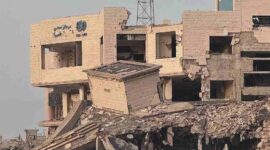 Reruntuhan bangunan di Gaza, Palestina (Foto: X - UNRWA)