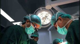 Ilustrasi pelaksanaan operasi bypass jantung (Foto: Dokumentasi Biro Humas Kementerian Kesehatan)