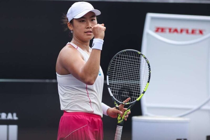 Petenis putri Indonesia Janice Tjen saat berlaga di WTA 250 Sao Paulo (Foto: Instagram/@janicetjen)
