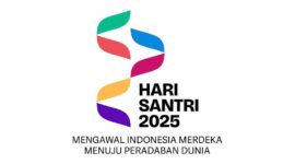 Logo Hari Santri 2025 dengan tema 
