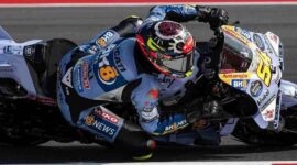 Pebalap Gresini Racing, Fermin Aldeguer, saat berlaga di MotoGP Mandalika (Foto: Ig @ferminaldeguer_54)