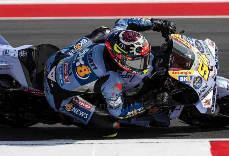 Pebalap Gresini Racing, Fermin Aldeguer, saat berlaga di MotoGP Mandalika (Foto: Ig @ferminaldeguer_54)
