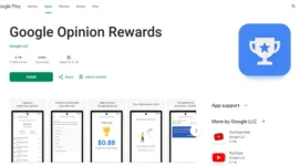 Salah satu aplikasi penghasil saldo, Google Opinion Reward. (Foto: Google Play Store)