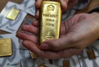 Ilustrasi emas batangan 500 gram (Foto: dok. Logam Mulia)