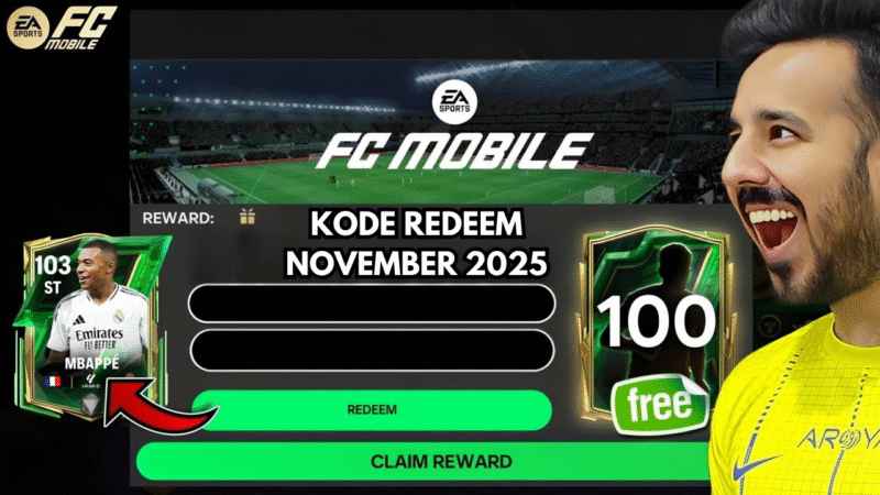 Klaim 25 Kode Redeem FC Mobile 13 November 2025, Dapatkan Pemain Elite! (Sumber: EA Sports/koransakti)